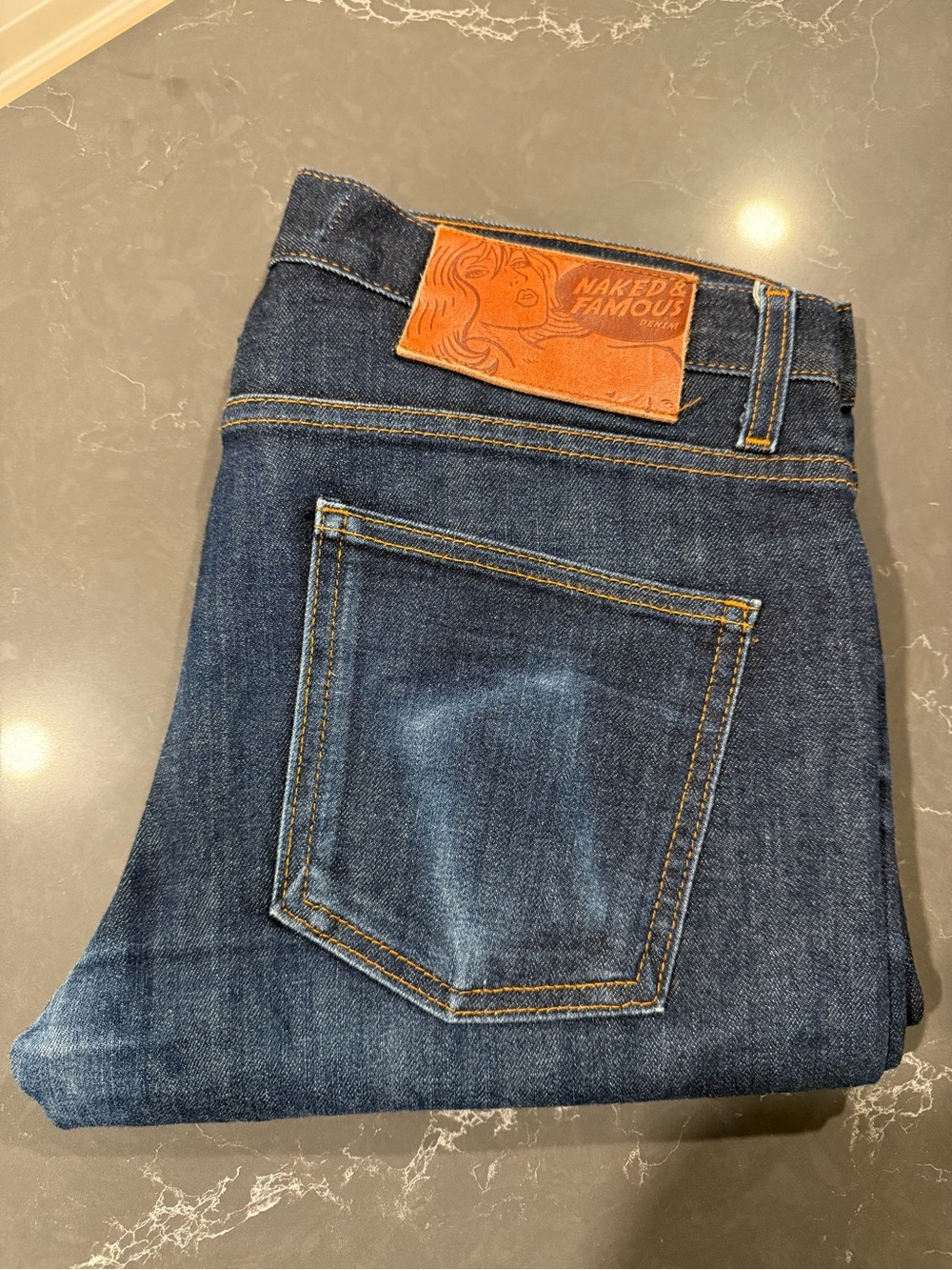Denim Men’s Dark Blue Slim Jeans